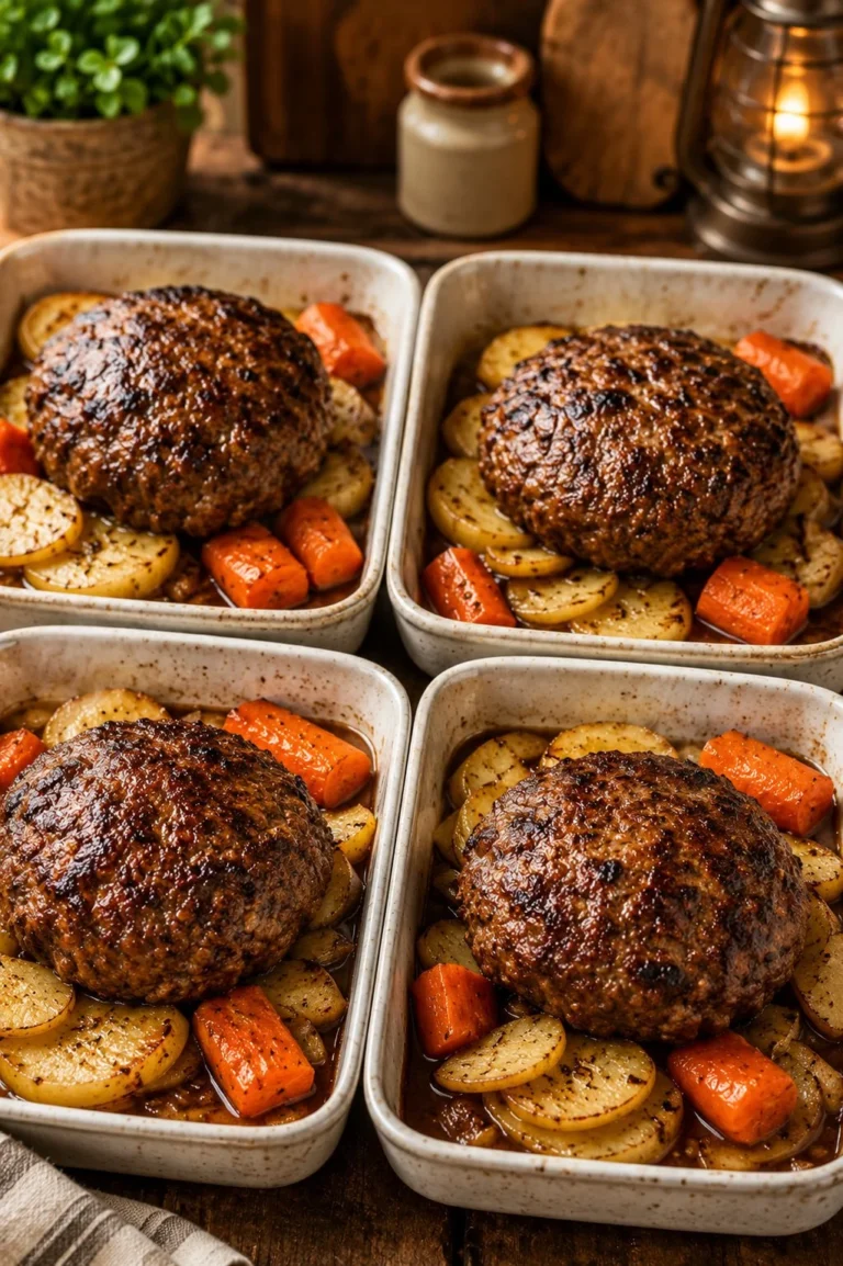 Delicious Slow Cooker 4-Ingredient Hobo Dinners ready to serve