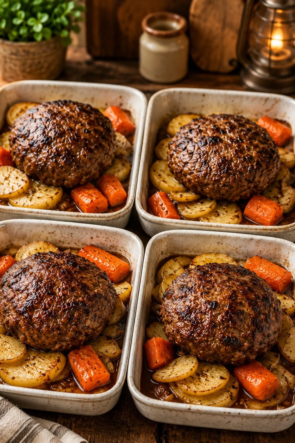 Delicious Slow Cooker 4-Ingredient Hobo Dinners ready to serve