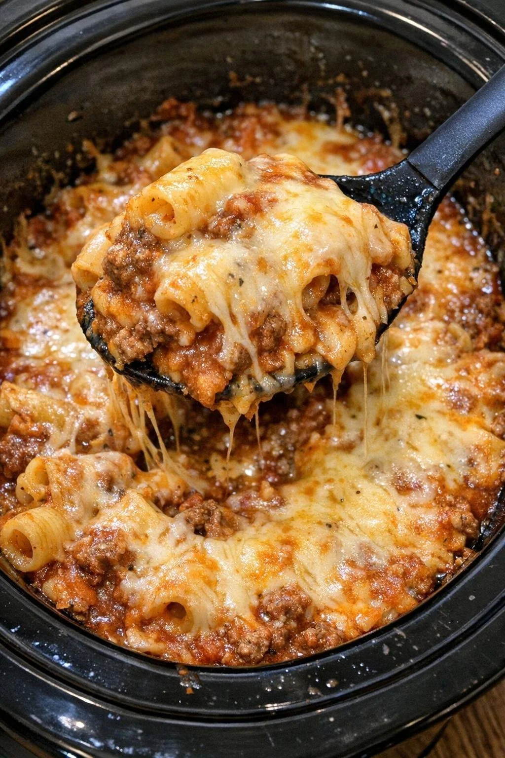 Slow Cooker 4-Ingredient Pasta Kensington dish prepared in a cozy kitchen