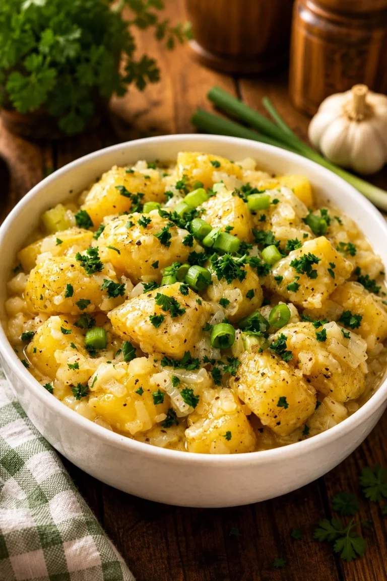 Delicious Slow Cooker Irish Potatoes served in a bowl