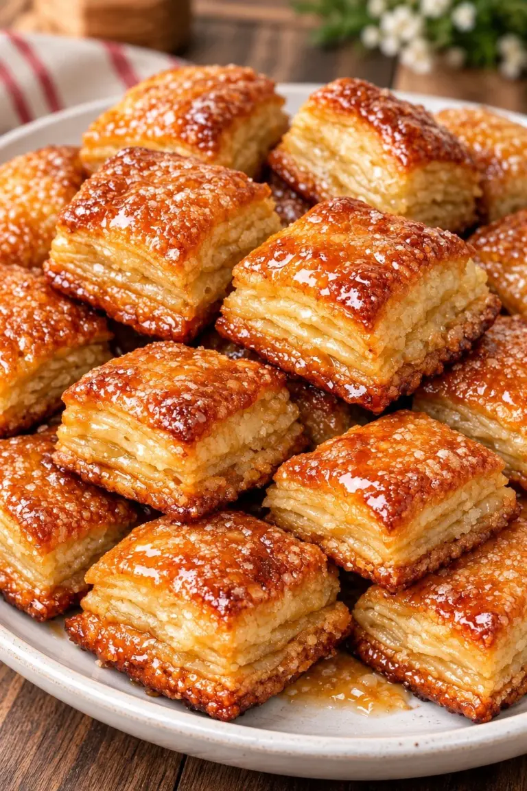 Southern 3-Ingredient Flaky Butter Bites served on a platter