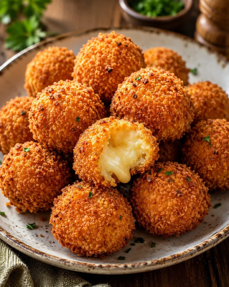 Southern 4-ingredient cheesy grit bites served on a plate