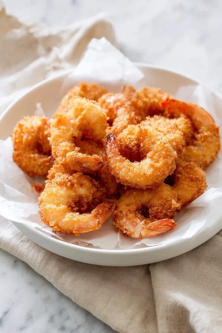 Delicious Southern fried shrimp served with a dipping sauce