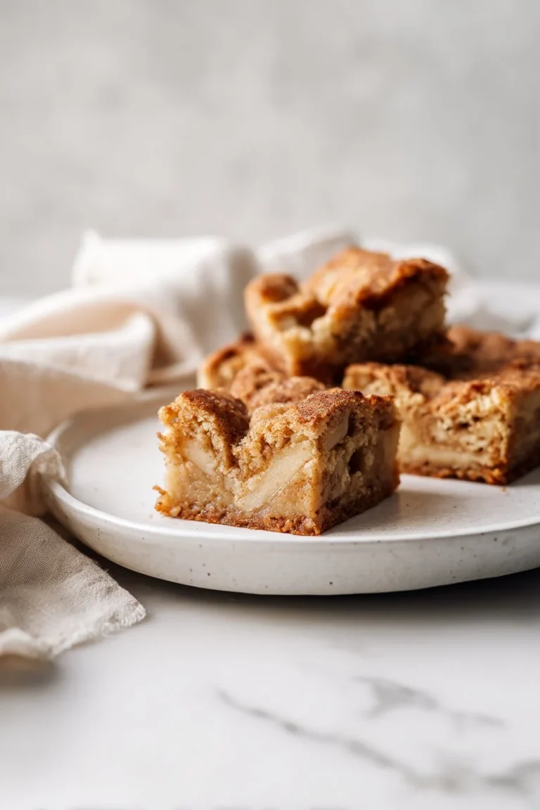 Delicious Swedish Apple Cake made with fresh apples and spices