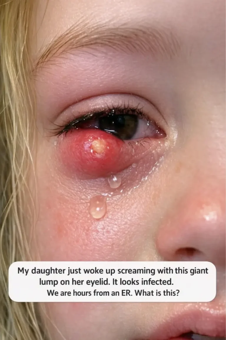 swollen eyelid in child
