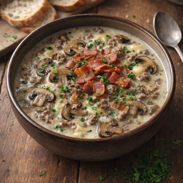 A steaming bowl of incredible soup, perfect for warming up your home.