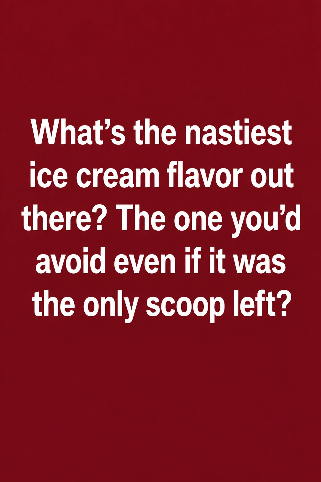 Assorted unusual ice cream flavors including black licorice, garlic, bacon, and bubble gum Caption: Some ice cream flavors inspire curiosity, while others spark endless debate.